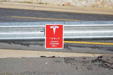 Photo: Tesla charging station